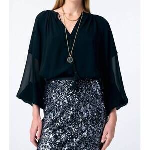 NEW VANESSABRUNO dylan blouse in black